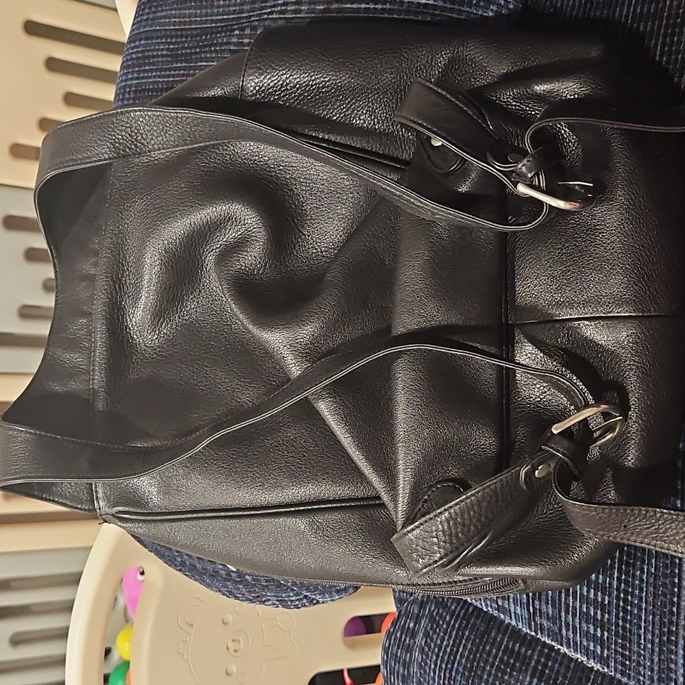 Back Leather Backpack - image 3